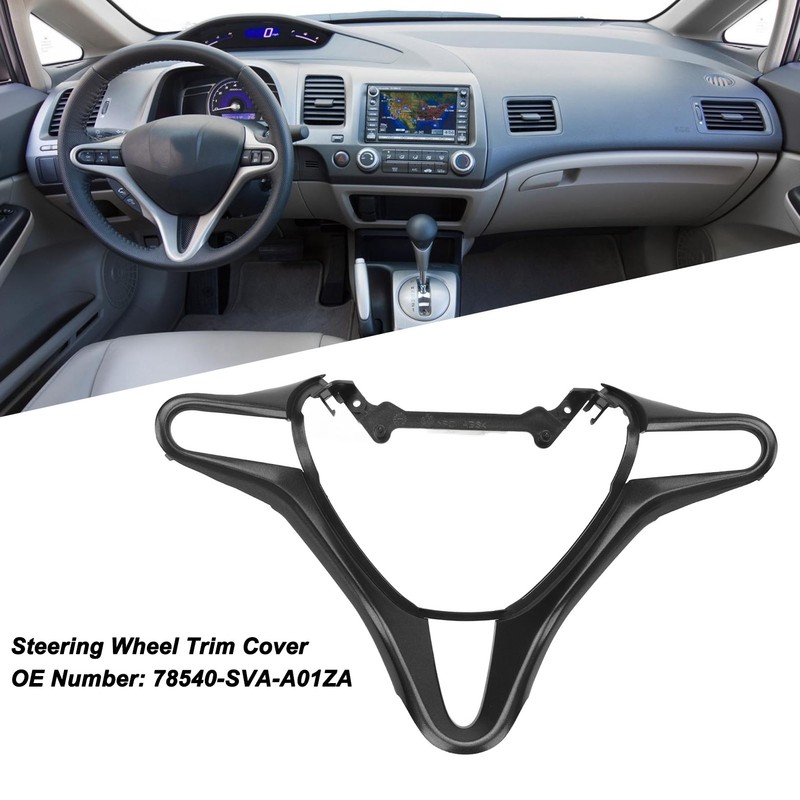 Steering Wheel Trim Cover 78540‑SVA‑A01ZA Stylish Look Steering Wheel Panel