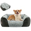 Miguel Washable Dog Bed with Removable Cushion for Medium Small