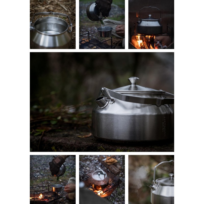 CAMPING MOON SW-1 Bonfire Stainless Steel Kettle, Mini Kettle, Kettle,