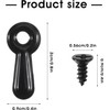 Picture Frame Hardware Kit, 100 Turn Button Fasteners, 100 Screws,