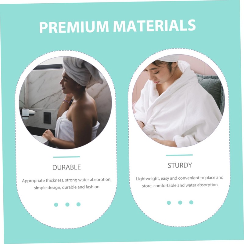 LABRIMP Comfortable Shower Wrap for Women Absorbent Bath Towel with
