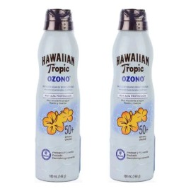 Protector Solar Hawaiian Tropic Ozono Fps 50+ 2 Pzs De 180ml