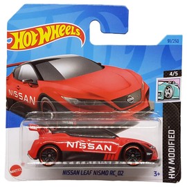 Hot Wheels - Nissan Leaf Nismo RC_02 - HW Modified 4/5 - HKH86 - Short Card - Red - Mattel 2023
