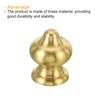 PATIKIL 1/4-27 Lamp Finial Ball Cap Knob, Lamp Shade Harp