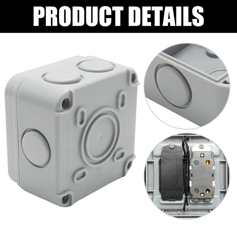 Newnessai Waterproof Wall Push Button Release Switch, Replacement for Doorbell
