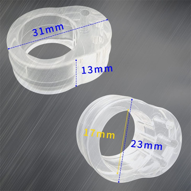 3pcs Door Stopper Transparent Silica Gel Door Handle Buffer Wall