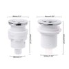 JOYKK 32 mm Compressed Air Switch Button for Bathtub Waste