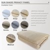 Alion Home Sun Shade Panel Privacy Screen with Grommets on