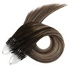 Ugeat Real Hair Extensions, Bonded Micro Ring, Microlink Extensions, Balayage