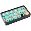 YANMEIYA Pool Balls Billiard Balls Billiard Balls Set 17 Balls Pool Table Balls