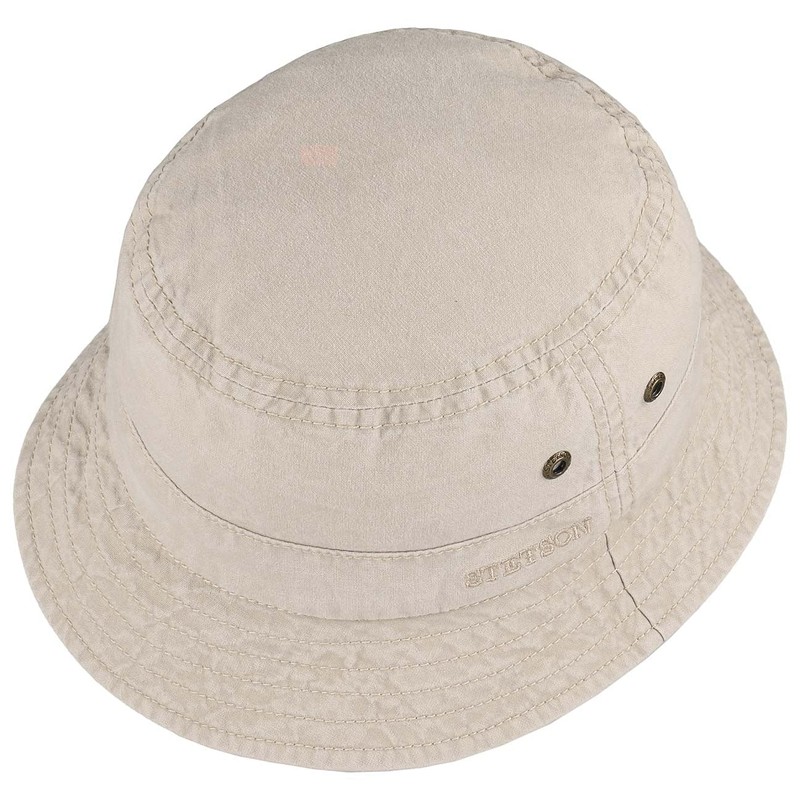 Stetson Women's Bucket Hat - Beige - Beige - Small