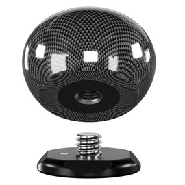 Leofoto 037928 Monopod Accessories CHG-01 Red Carbon Handle Monopod Cane Removable Bottom Plate Arca Swiss Standard Carbon