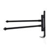 Stainless Steel Swivel Towel Hanger Holder Black Rotating Movable Towel