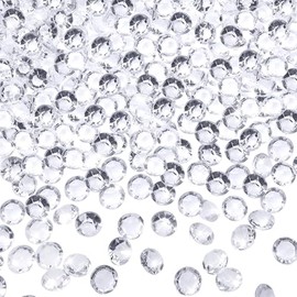 TOAOB - 5000 cristales de 4,5 mm, acrílico transparente para decoración de mesa de boda