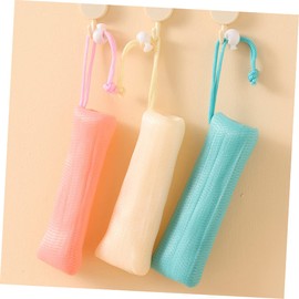 Outanaya 3Pcs Multi Layer Mesh Soap Saver Bags for Foaming and Cleansing for Handmade and Facial Soap Convenient Hanging Design for and Quick Draining