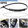 Motorcycle Tire Chains, Set of 10, Motorcycle Snow Chains, Snow