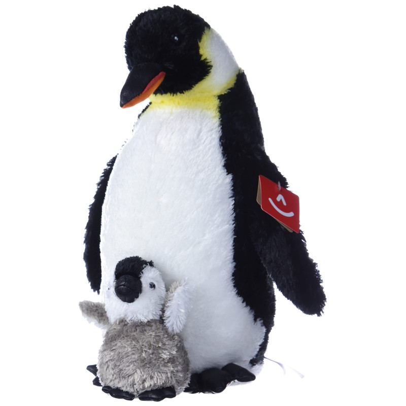 Aurora World Emperor Penguin With Baby, 12-Inches