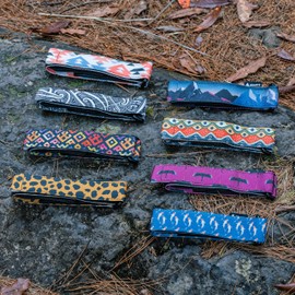 Granit Rockband+ MTB Frame Carrier Strap for Tubes and Bicycle Tool Set, Bicycle Storage Solution for Attaching Additional Equipment to Your Mountain Bike and BMX Bike (Polynesia)