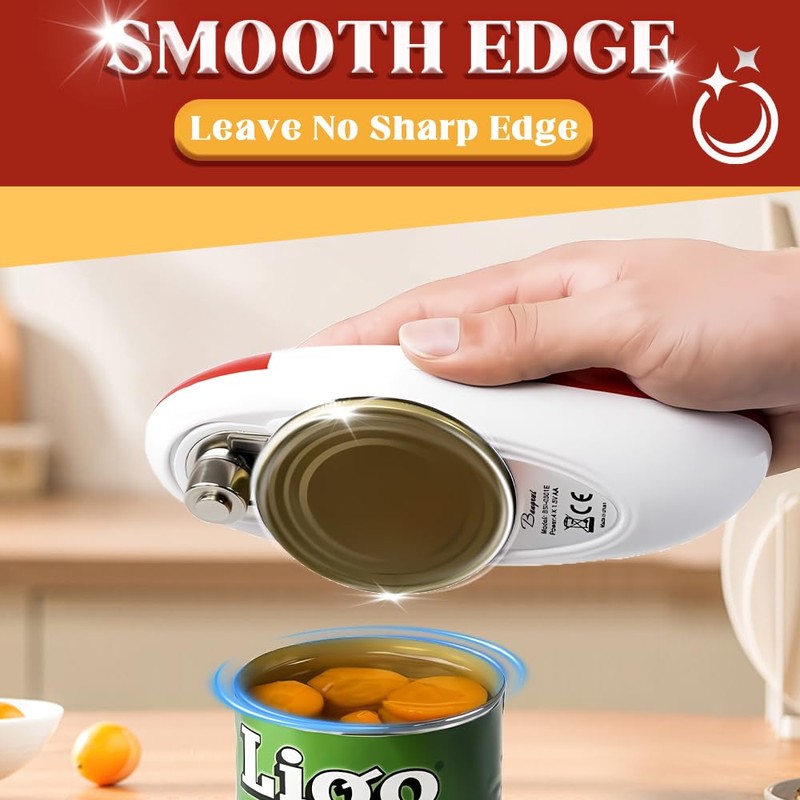 Electric Can Opener, Electric Tin Openers Hand Free, for Arthritis