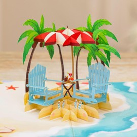 UNIPOP Enjoy Together Pop Up Card, Happy Anniversary Card for Wife, Couple, Valentine’s Day Card, 1st Anniversary Card, Love Card