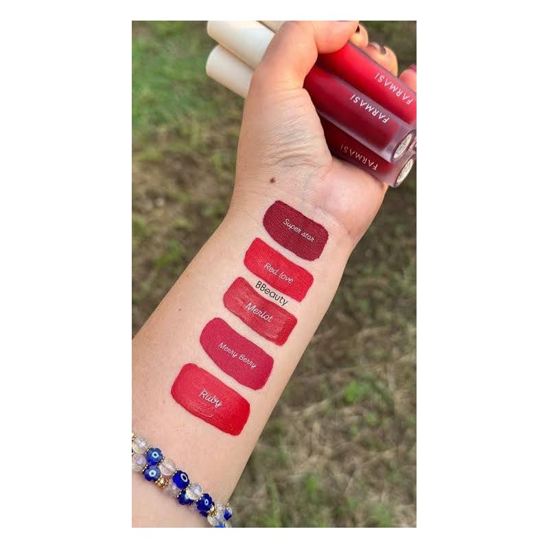 Farmasi Matte Liquid Lipstick - Ruby 24 | Labial Líquido