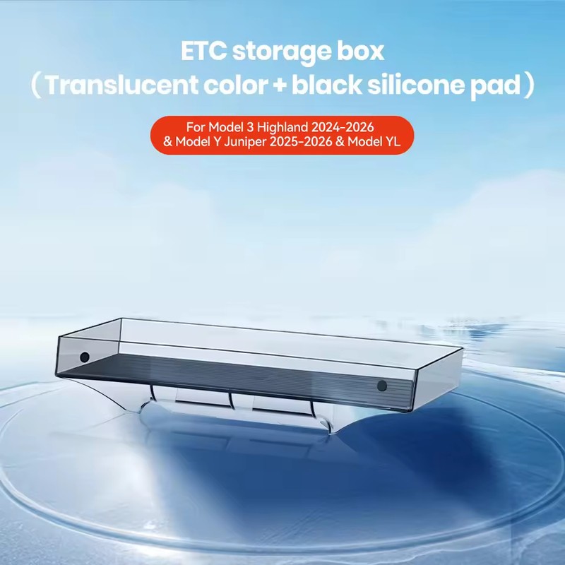 Magnetic Foldable Under-Screen Storage Organizer for Model 3 Highland &