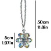 Rainbow Crystal Flower Car Charm for Women - Feng Shui