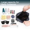 Wohlbege Men's Travel Toiletry Bag - Large Waterproof Dopp Kit