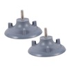 Generic 2pcs Rubber Foot Pads with Stable Suction Cups Non