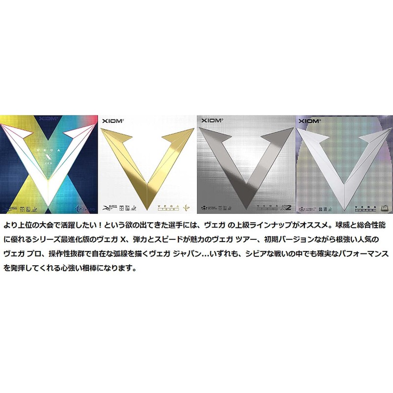 XIOM rubber Vega X, black, 1.8 mm