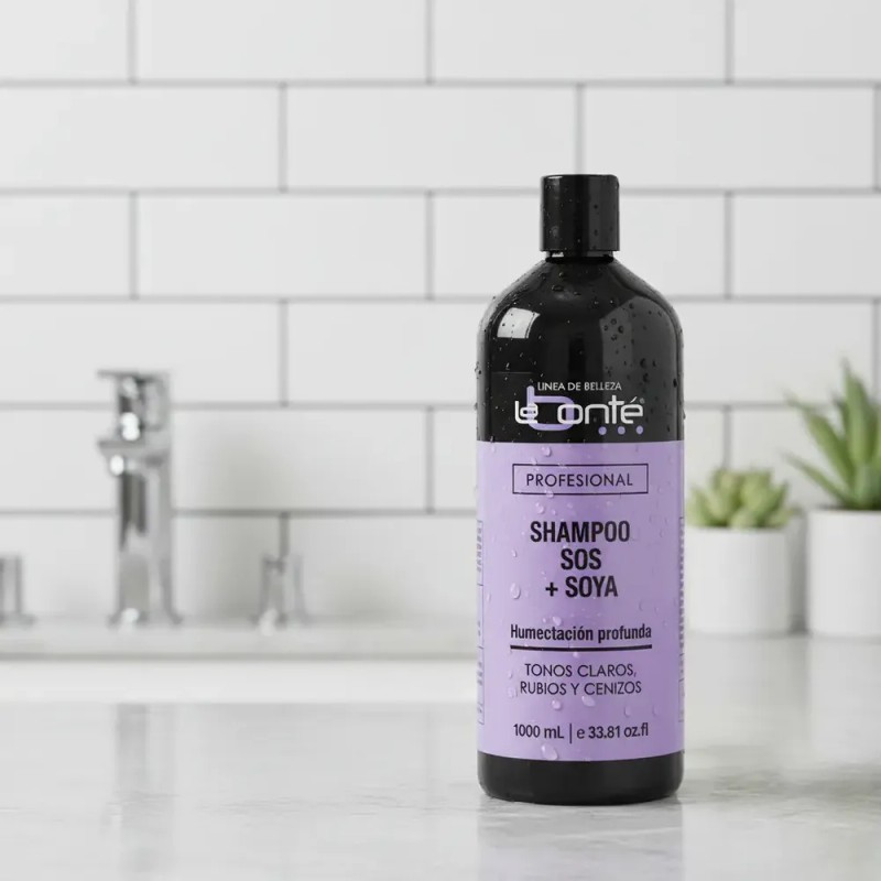 Shampoo Sos Soya Labonte Vitamina E La Bonte Matizador