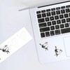 Azeeda 4 x 'Wren Bird' White Premium Vinyl Decal Stickers