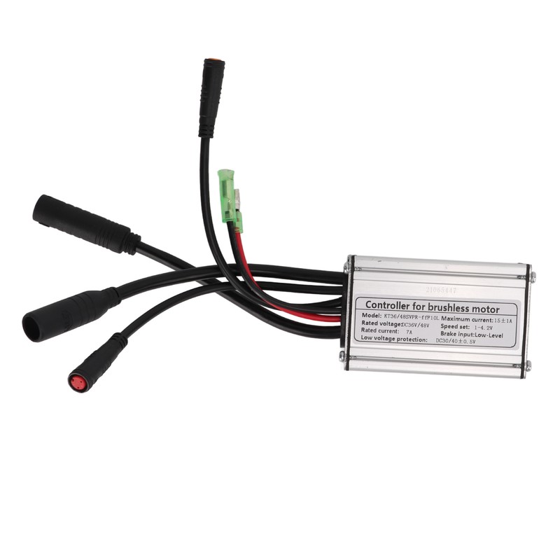 36V 48V 15A Electric Bike Sine Wave Controller 250W Brushless