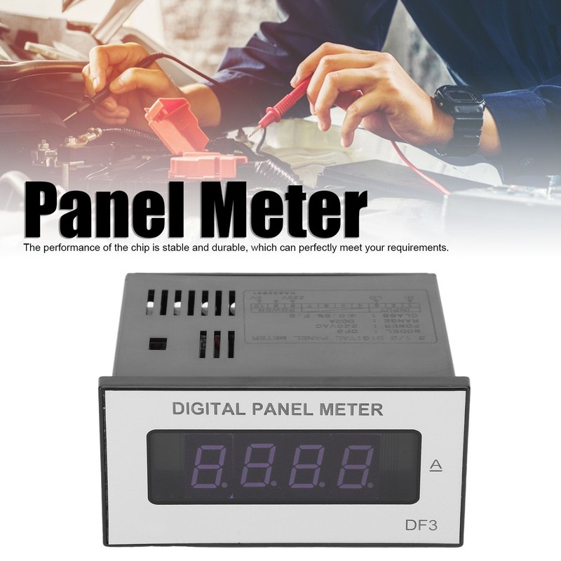 BERM Digital Panel Meter 3 1/2 Digits Digital Current Voltage