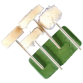 Ichinen Access 28528 RELIEF Hobby Finishing Abrasive + Cloth Buff/Felt Buff Set