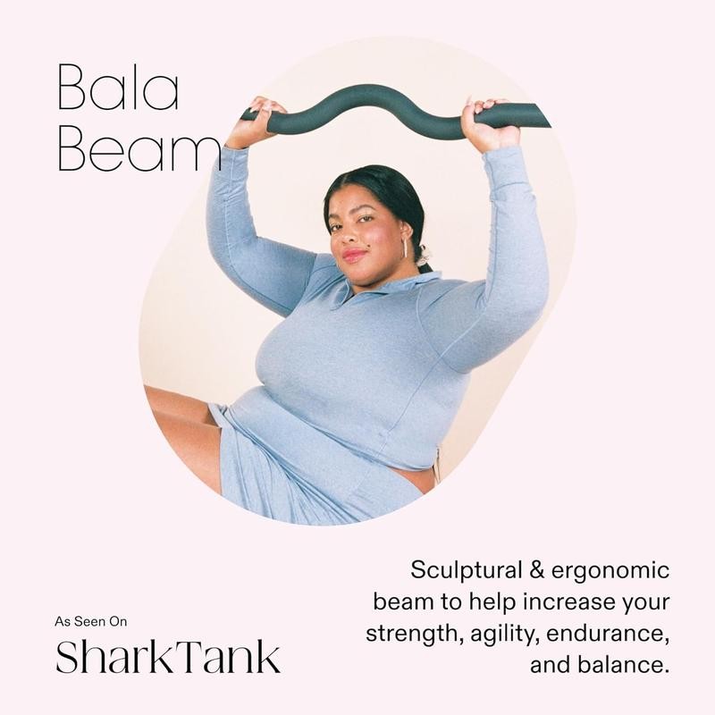 Bala Beam - 36" Ergonomic Strength Training Bar with Soft