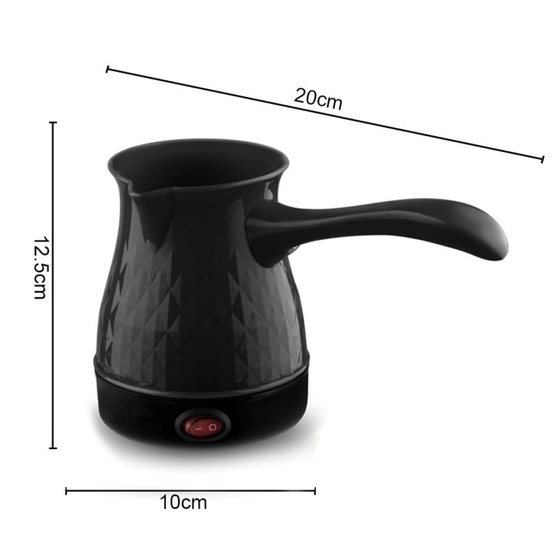 Turkish Coffee Maker, 600ml Portable Electric Turkey Coffee Pot Stainless