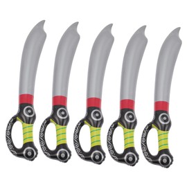 KONTONTY 5 Pack Pirate Swords for Boys and Girls Inflatable Toy Swords Safe Fun for Birthday Parties Stage Performances