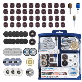 Dremel 2615E725JA EZ725 725 EZ SpeedClic accessory set, 70 pieces. Multi-coloured., 2615E725JA