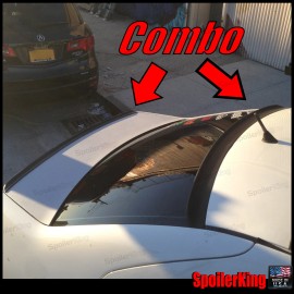 SpoilerKing (284R/244L) Fits: VW Jetta IV 1999-05 4dr Rear Trunk Lip Wing & Roof Spoiler MK4