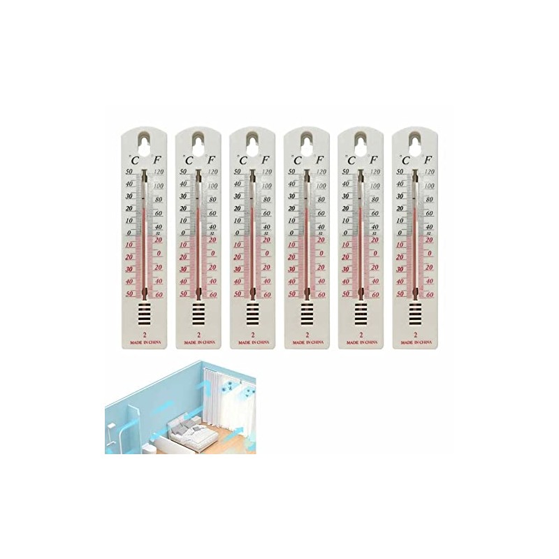 Termómetro para el hogar, habitación interior, termómetro montado en la