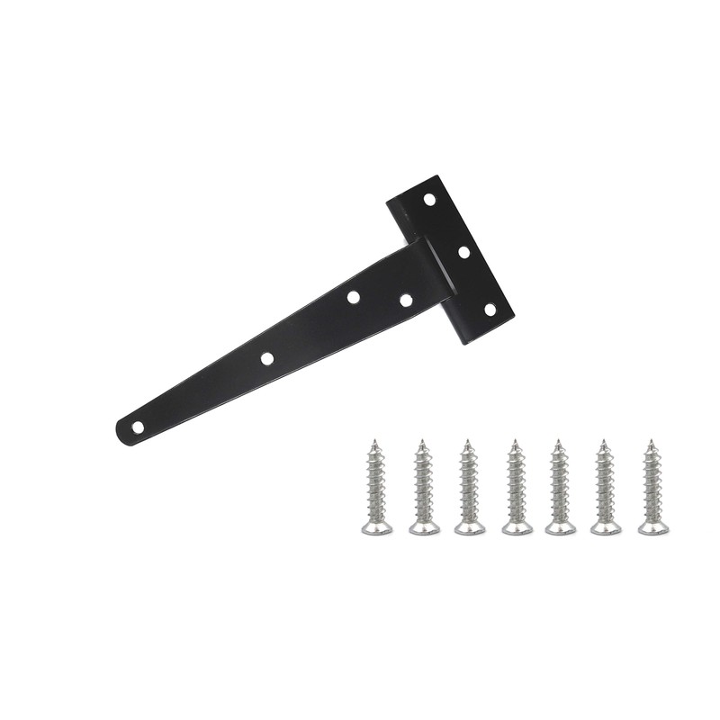 FGen 4pcs T-Hinge T-Shaped Hinge Triangle Hinge Slotted Bearing Door