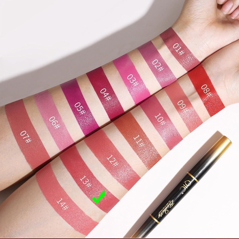 Lápiz Labial Y Delineador de Labios de Doble Punta 2