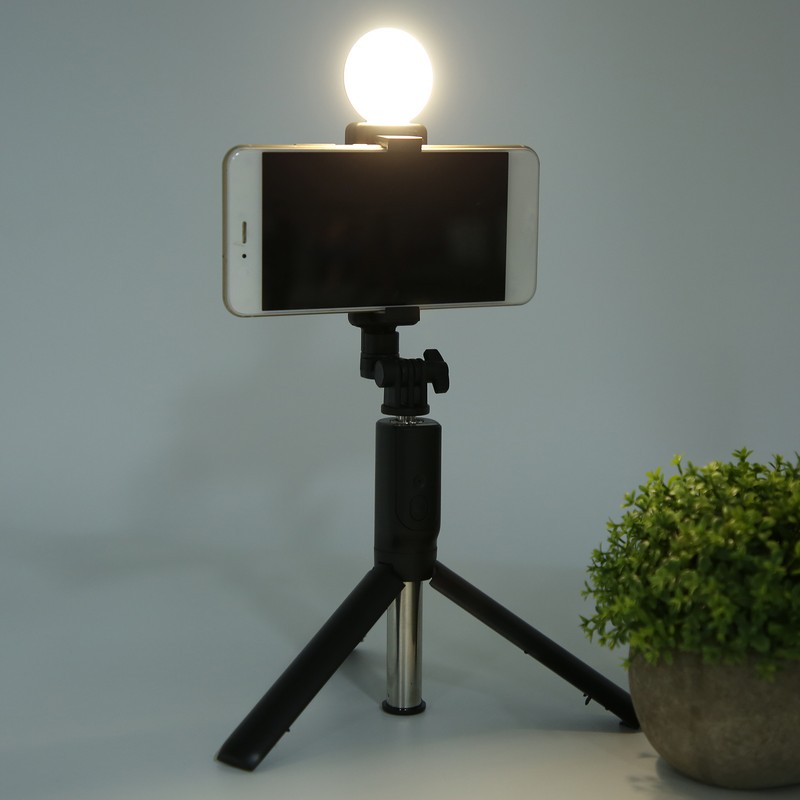 Selfie Stick Handheld MultiFunctional Foldable Live Tripod Portable Double Fill