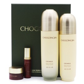 Missha Chogongjin Geumseol Nutrition Care 2-piece set/skin + lotion + giveaway / 미샤 초공진 금설 영양케어 2종세트/스킨+로션+증정