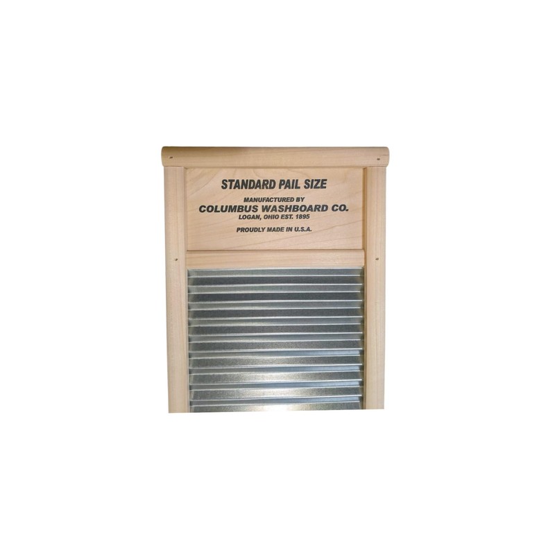 Proud to Be an American Galvanized Washboard (Pail Size 8½"