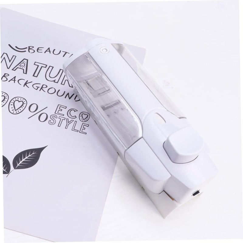 Alipis Abs Liquid Soap Dispenser Wall-Mounted Pump Non-Slip Leakproof 350ml