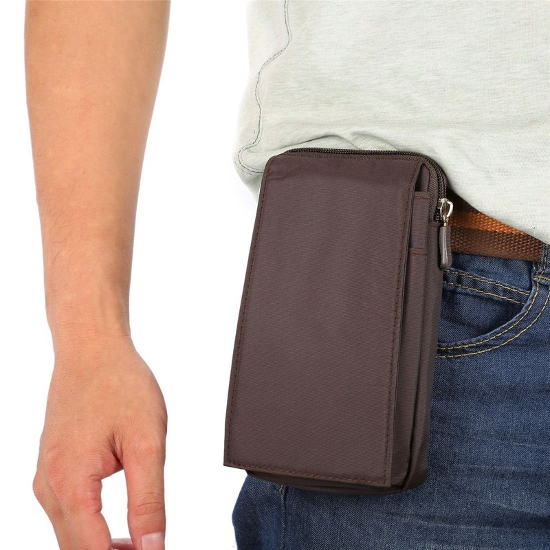 DFV mobile - Multi-Functional Universal Vertical Stripes Pouch Bag Case