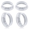 DiCUNO E26 Lamp Shade Rings, White Light Socket Shade Ring,