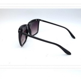 Women's and men's big size fashion sunglasses tinted cat-eye round Boeing big size gold frame 2 Glossy Black